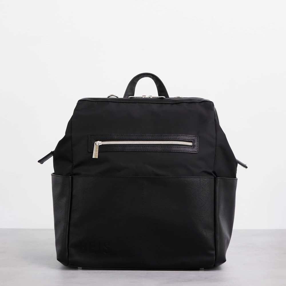 Beis black diaper bag